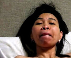 Chinese mature Gina Jones oral cum-shot