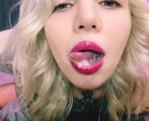 Milky Kitty Gets Jizz On Her  Face - Unexperienced Nubile